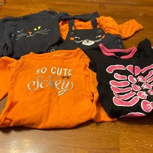 Set of Halloween outfits